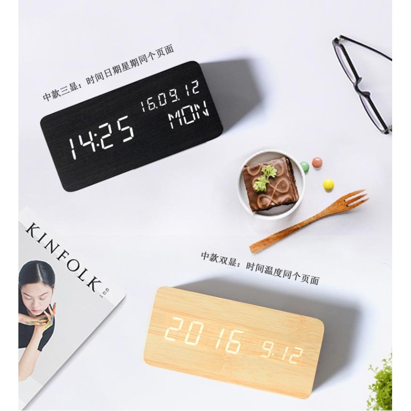 Đồng Hồ Báo Thức Điện Tử Thông Minh Đa Năng JP5