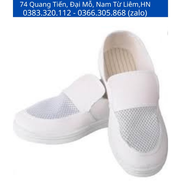 giày phòng sạch chống tĩnh điện Mặt Lưới.