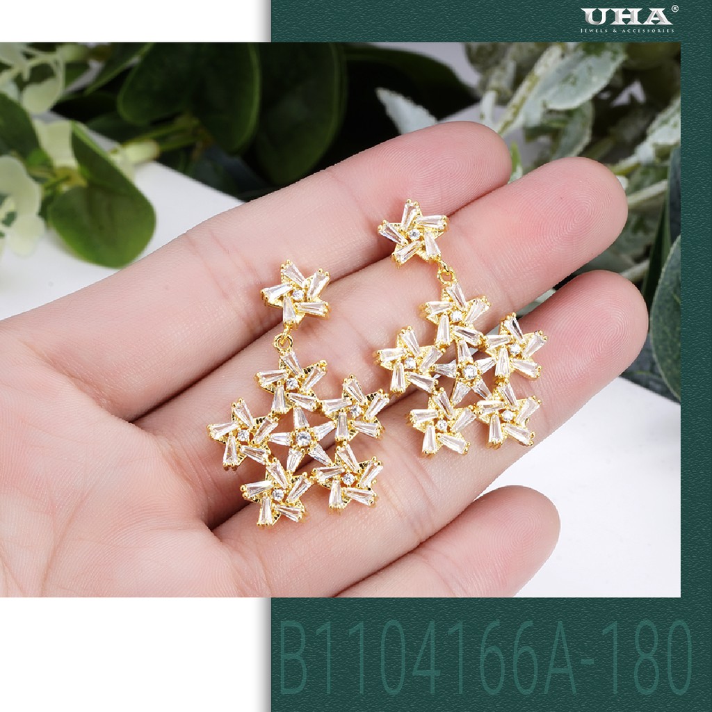 Bông tai nữ thời trang Hàn Quốc cao cấp UHA - [Rẻ Vô Địch]