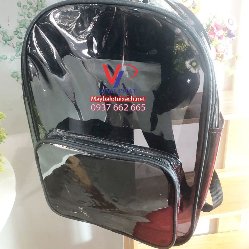 Balo Nhựa PVC Trong Suốt Phong Cách Unisex