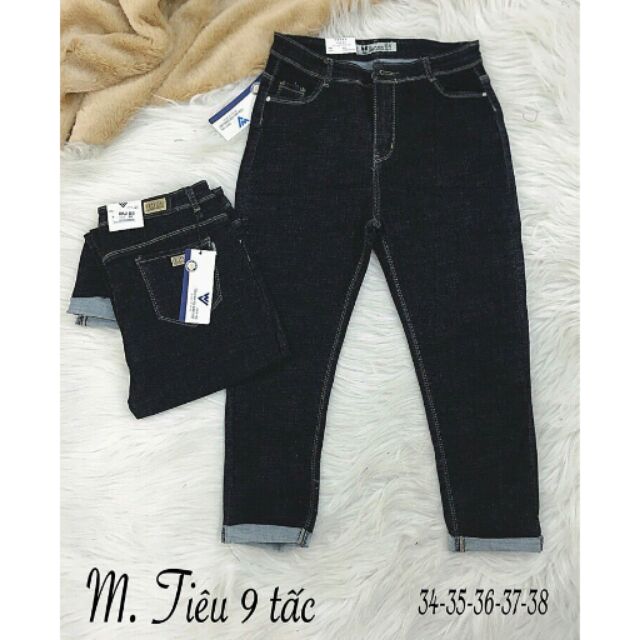 Quần jean 9 tấc form chuẩn