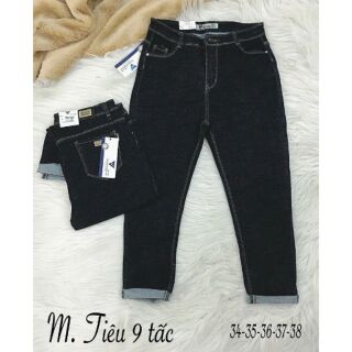 Quần jean 9 tấc form chuẩn