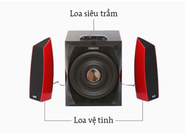 Loa vi tính Bluetooth Enkor F200