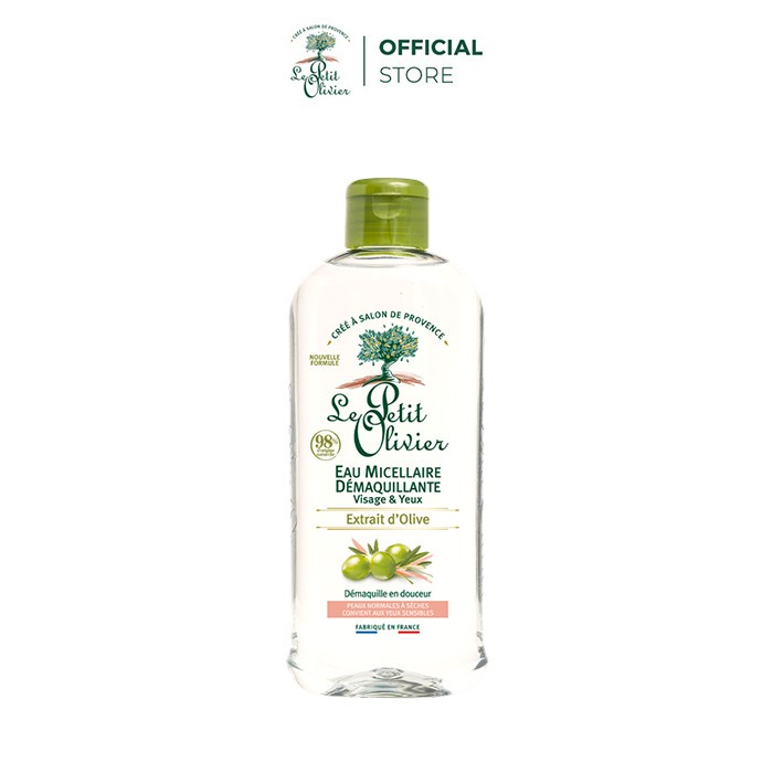 Nước tẩy trang Micellar chiết xuất Dầu Olive 400ML