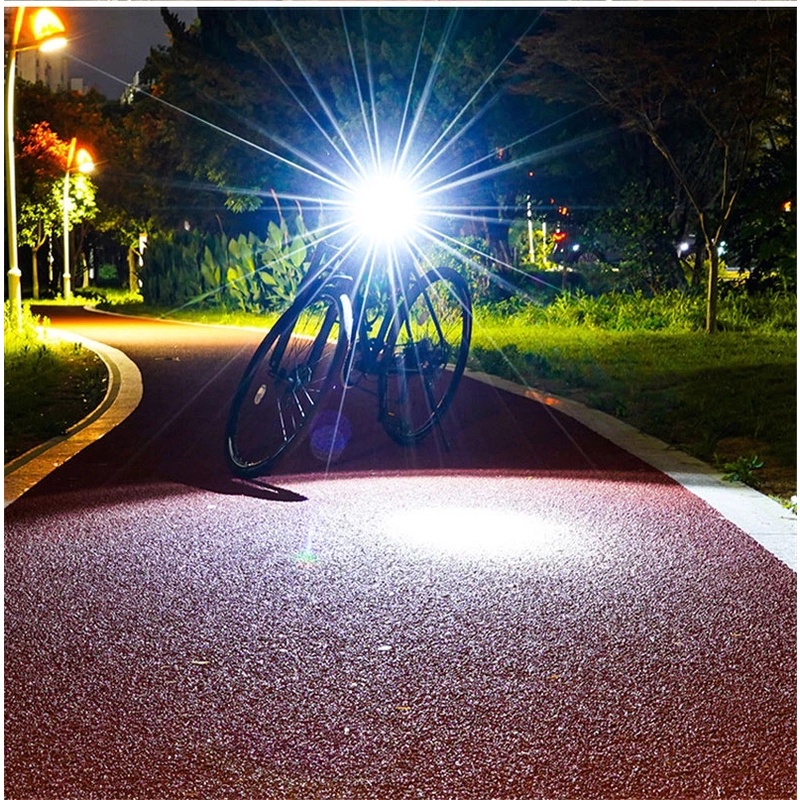 Đèn Led Gắn Đuôi Xe Đạp Kèm Pin Hợp Kim Nhôm ABS Chống Thấm Nước Hàng Mới