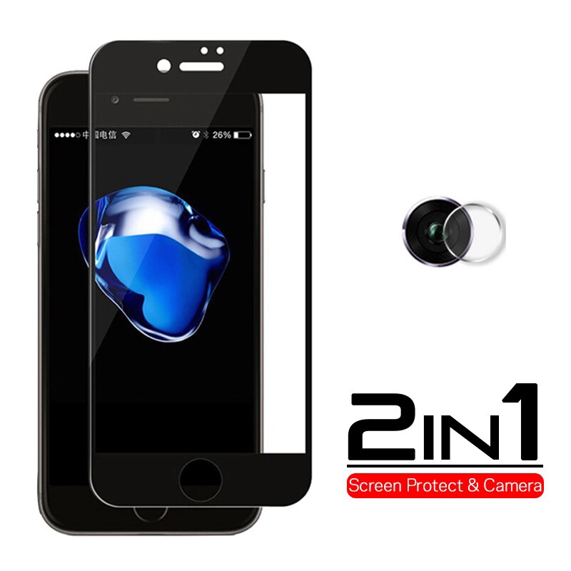 Kính cường lực dán bảo vệ màn hình điện thoại cho Iphone 6 6s 6 7 8 Plus Xs 11 Pro Max X XS Max