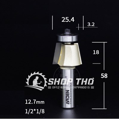 Mũi phay vát cạnh Arden 1409