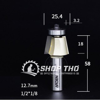 Mũi phay vát cạnh Arden 1409