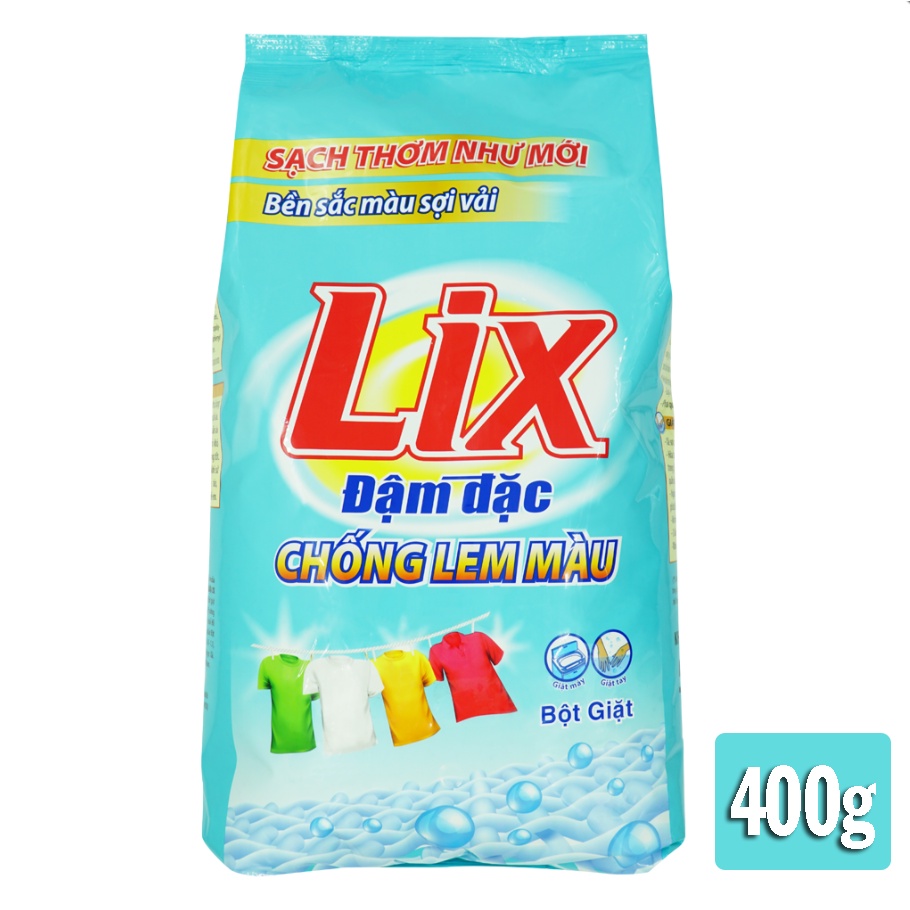 Bột giặt đậm đặc Lix 400g