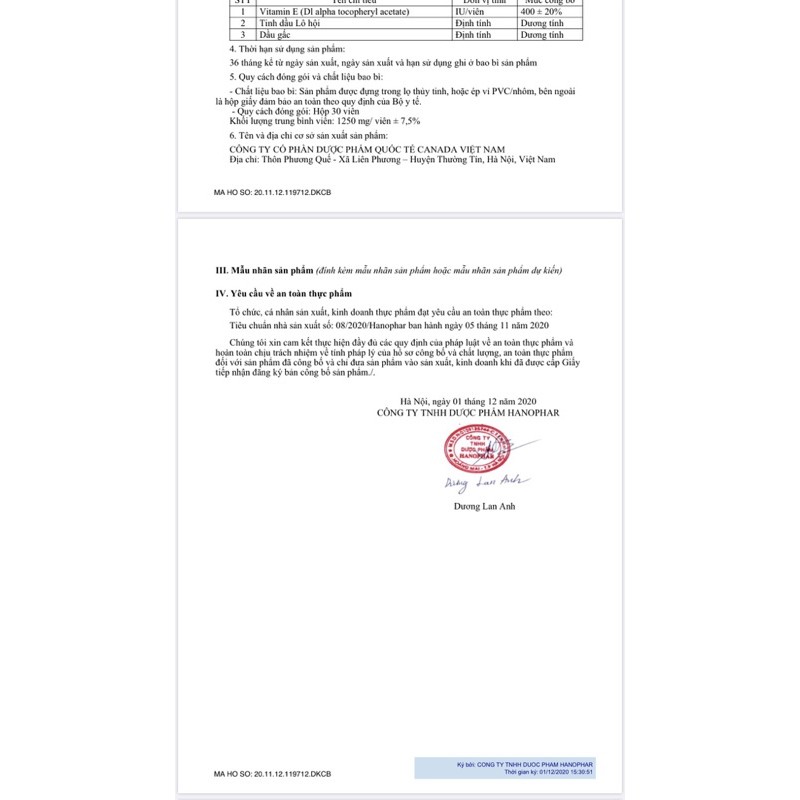 VITAMIN E ĐỎ- Làm đẹp da - Chống oxy hoá