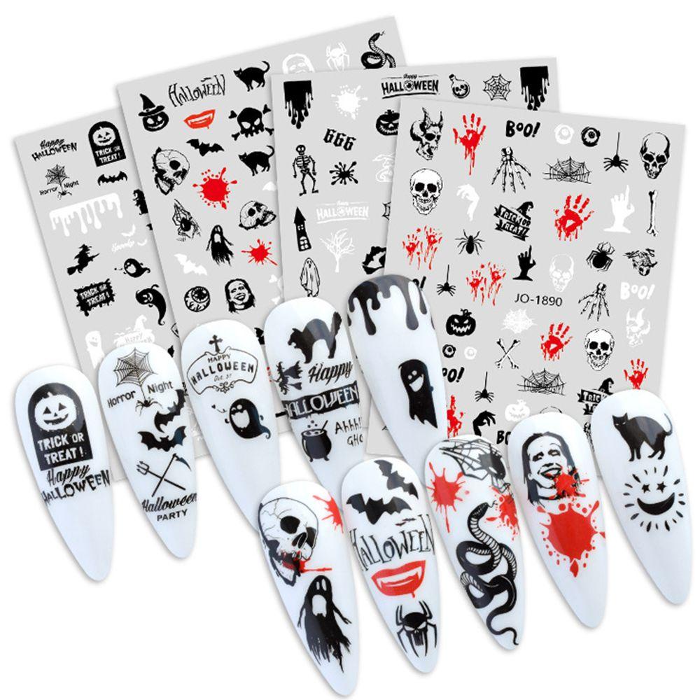 Sticker Dán Móng Họa Tiết Halloween Thời Trang