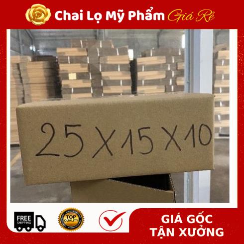 Hộp Carton Giá Rẻ ❤ RẺ VÔ ĐỊCH ❤ [25x15x10] Thùng Hộp Carton Đóng Gói Hàng , phụ kiện du lịch