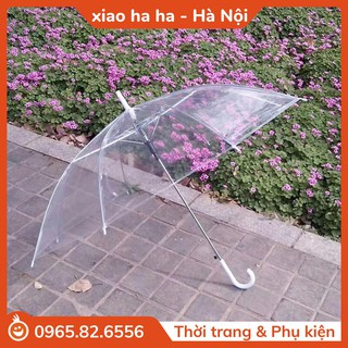 Ô trong - Áo mưa ô trong suốt Hàn Quốc cực dễ thương