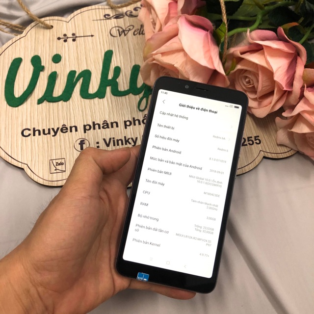 Điện Thoại Xiaomi Redmi 6 cũ có tiếng Việt,CH play, Vân tay nhạy