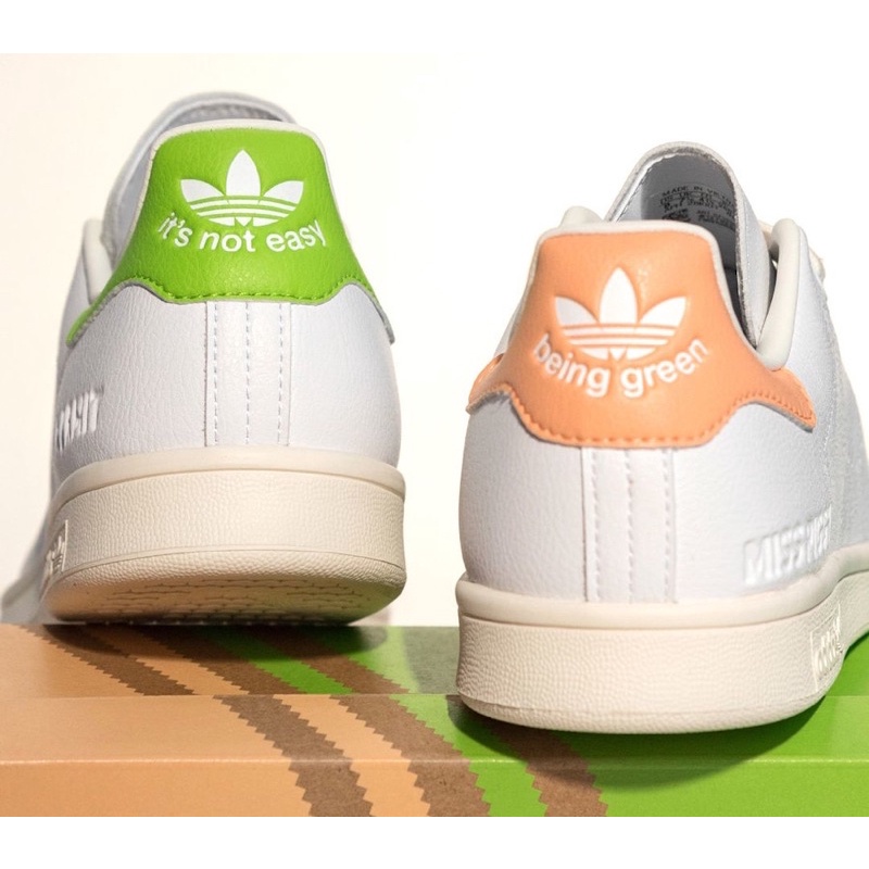 [Chính hãng Authentic]Giày Stan Smith Disney tái chế cực xinh, ếch kermit dây giày 2 màu