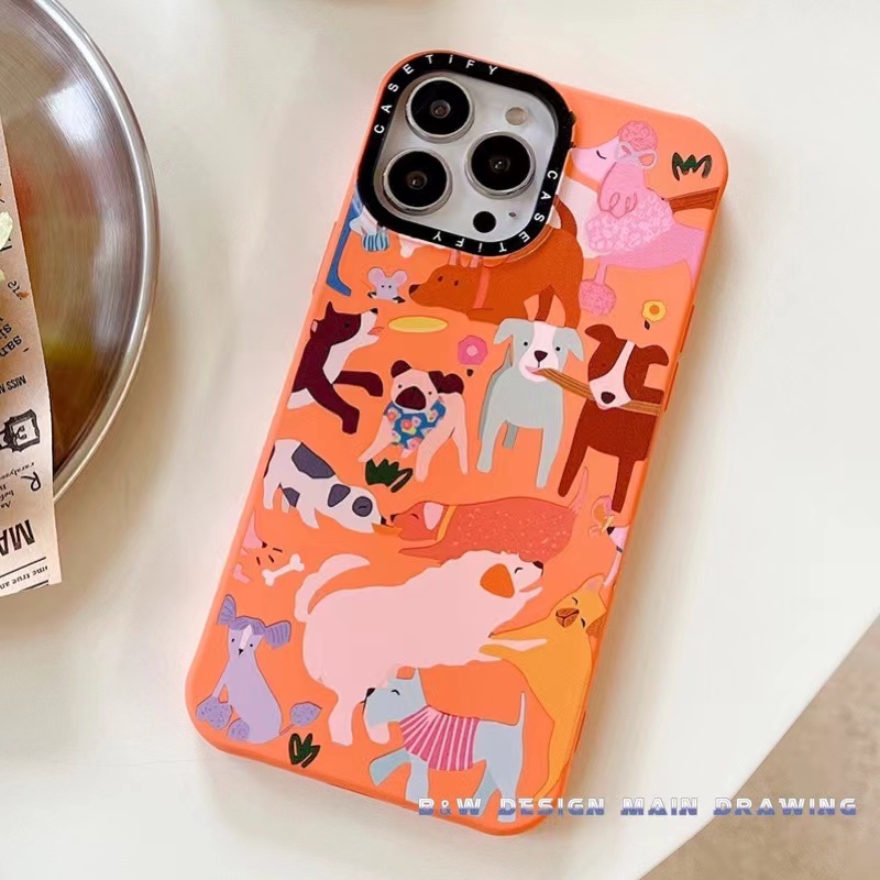 Ốp Điện Thoại Silicon Mềm Chống Sốc In Hình Chú Chó Hoạt Hình Cho iPhone 14 13 12 11 Pro MAX IX XS MAX XR i7 8 Plus