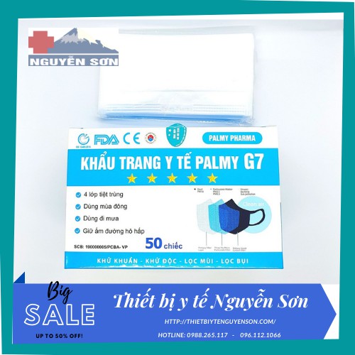 Khẩu trang y tế 4 lớp chất lượng cao ngăn bụi mịn dành cho người lớn - thiết bị y tế Nguyễn Sơn