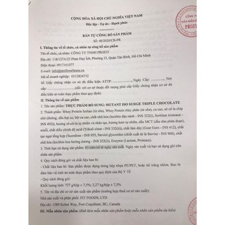 Sữa tăng cơ Mutant Iso Surge - 5lbs