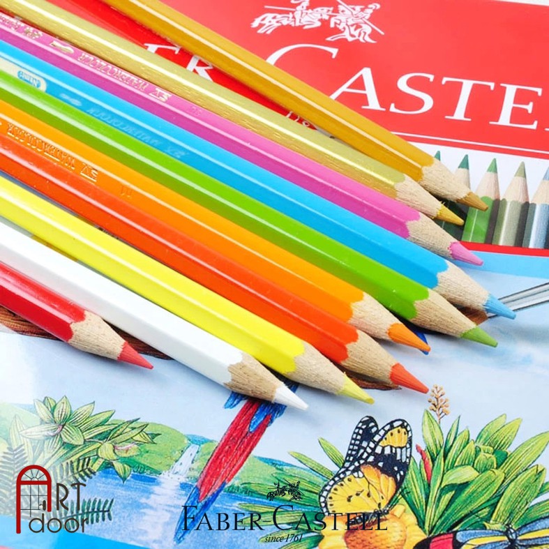 [ARTDOOR] [TẾT SALE 20%] Faber Castell 24/36 Màu Chì Nước (hộp giấy)