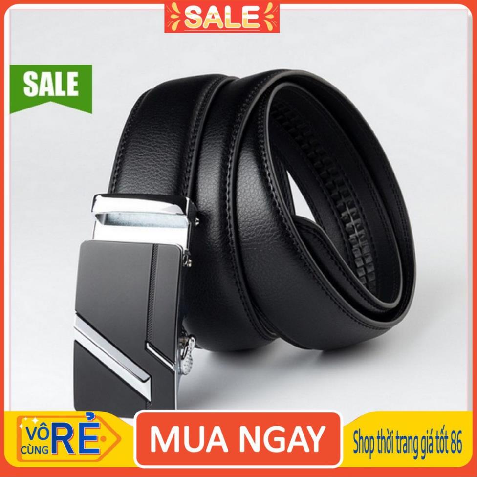Thắt Lưng Nam, Dây Nịt Nam, Thắt Lưng Thời Trang Công Sở Khóa Tự Động Chất Liệu Da Cao Cấp Sang Trọng ®️