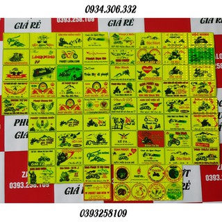 78 LOGO PHƯỢT TEM PHƯỢT DECAL PHẢN QUANG