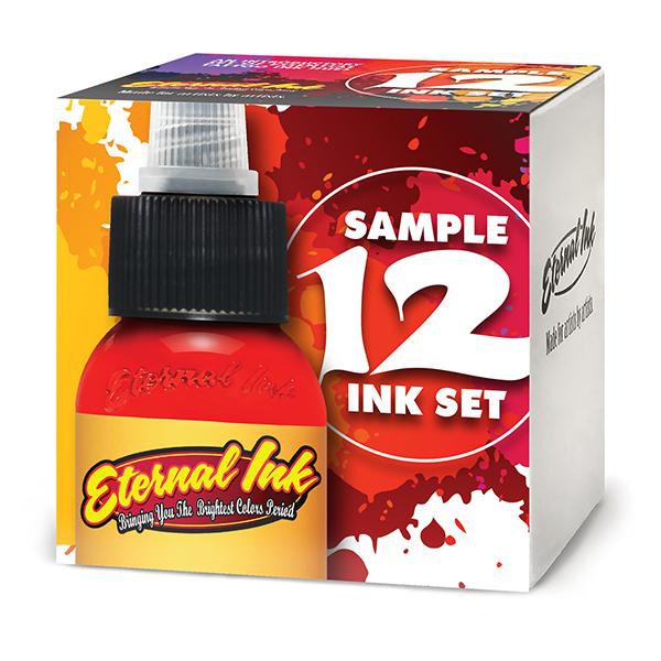 Bộ Mực xăm ETERNAL TATTOO INK Sample 12 màu 30ml