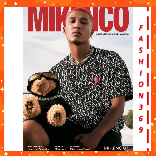 Áo Phông MIKENCO Monogram T-shirt Cotton kiểu dáng unisex - Hot trend 2022