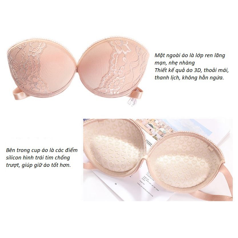 Áo Lót Quây Có Gọng Chống Tụt Pha Ren B310