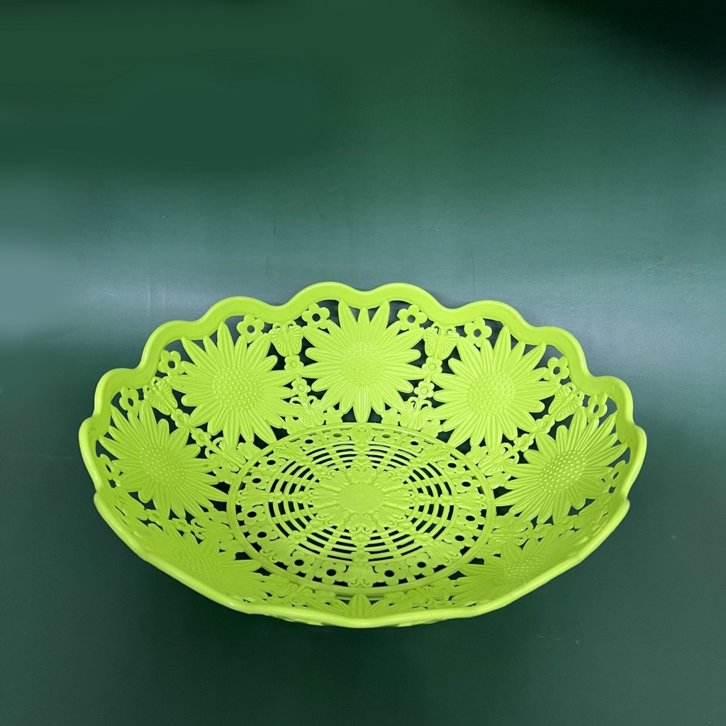 Rổ Oval Hoa Hướng Dương Đựng Trái Cây Rau Củ Xinh Xắn (Nhiều màu)