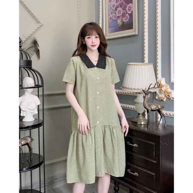 Váy Bầu Chất dạ ,dáng đuôi cá ,mặc thu đông-hàng loại 1