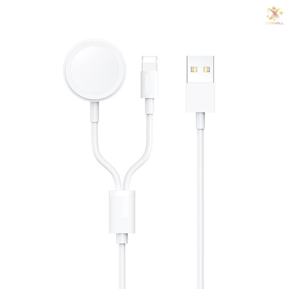 Dây Cáp Sạc 2 Trong 1 Cho Đồng Hồ Thông Minh I-Phone