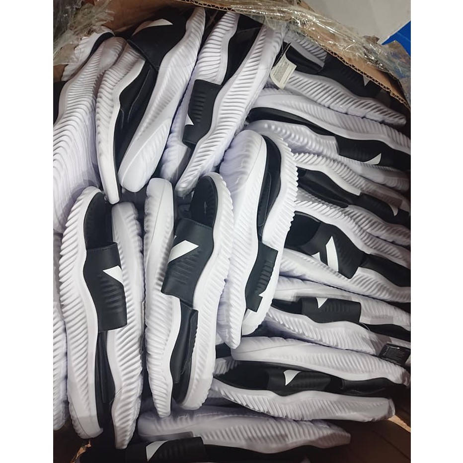 Dép Thời Trang Puma Chính Hãng FREESHIP Puma Leadcat Slides x Mercedes Team Sliver - Dép Quai Ngang Nam Nữ Đen Trắng