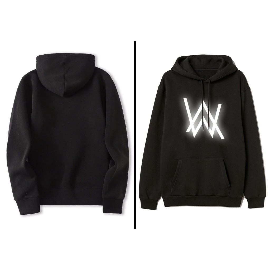 HDPQ - Áo khoác hoodie phản quang nỉ bông mẫu alan walker