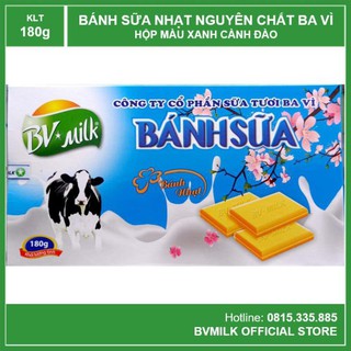 (TSM)  Bánh Sữa Nguyên Chất Ba Vì 180g - BVMILK