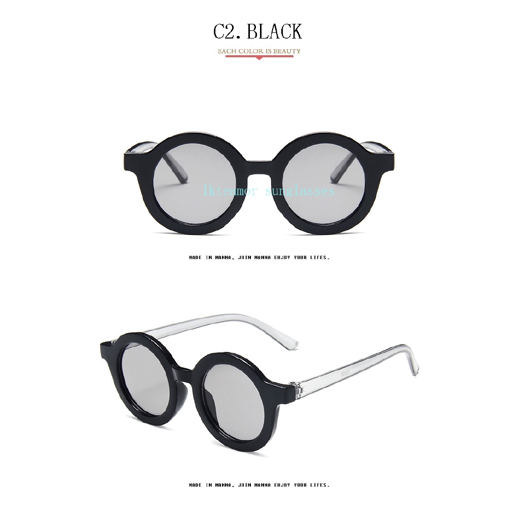 Kính Mát Tròn Chống Tia Uv400 Cho Bé