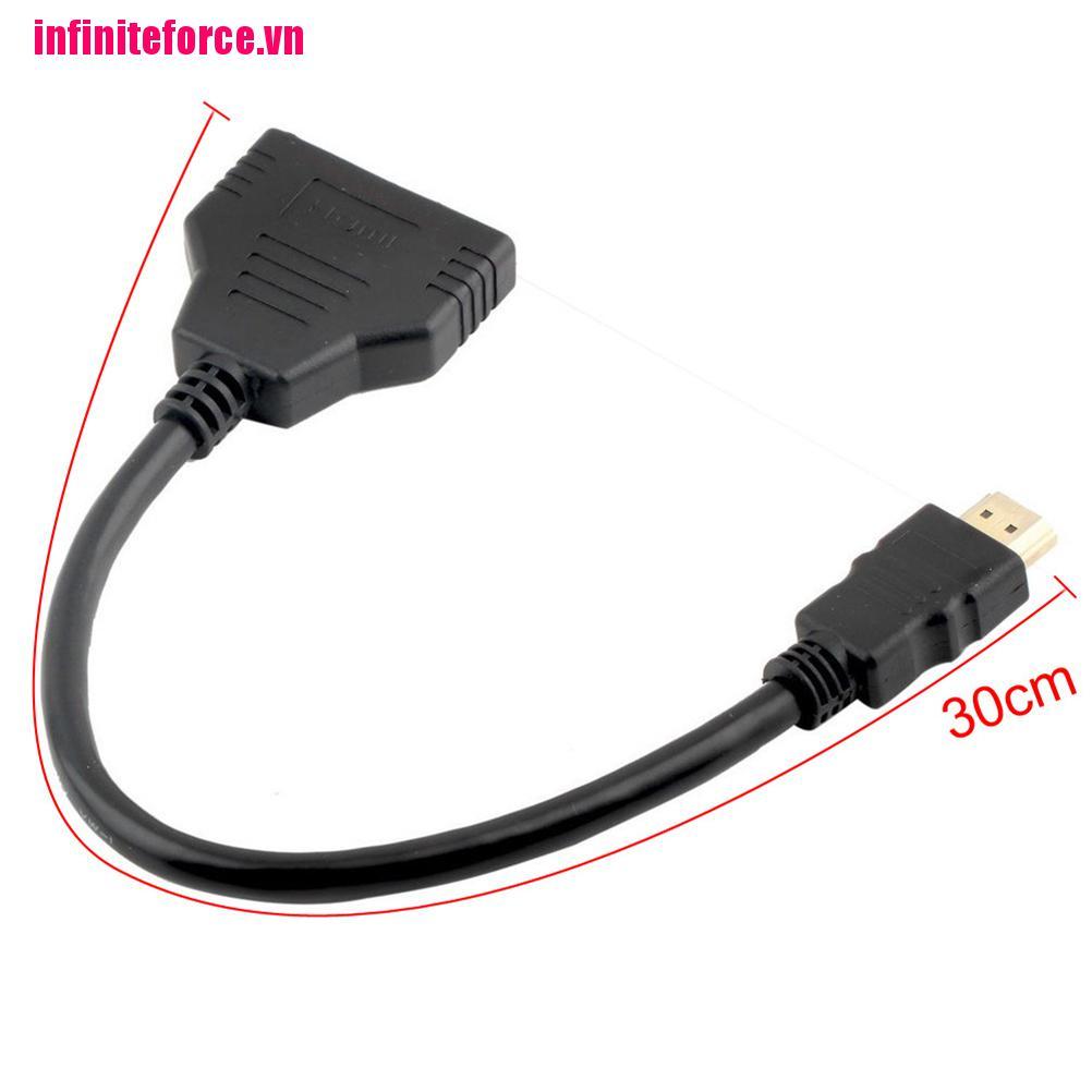 Bộ Chia Cổng Hdmi 1080p Sang 2 Trong 1 Tiện Dụng