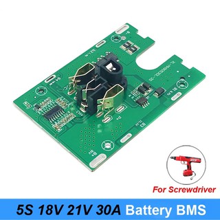 Bảng mạch bảo vệ pin Lithium 5s 18v 21v 30a Li-Ion Bms 18650 dành cho Dewalt 21v