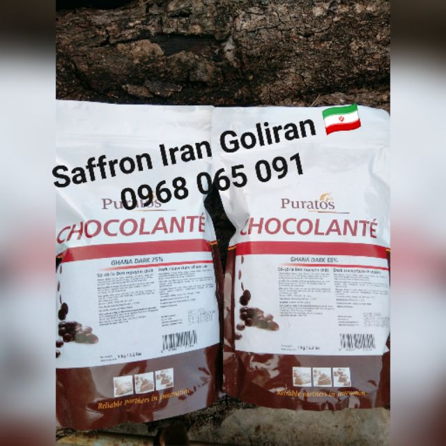 Bịch 1kg Socola đen Puratos - 65% 75%
