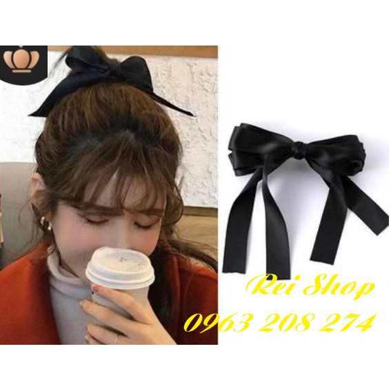 kẹp tóc hình nơ - Kẹp tóc Lolita