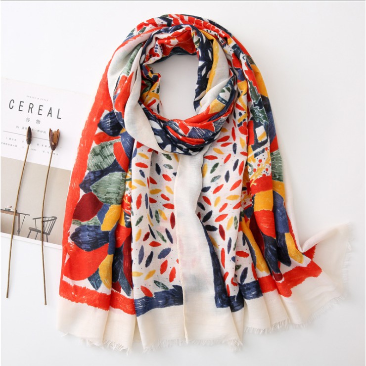 KHĂN CHOÀNG, KHĂN LỤA, KHĂN COTTON PHONG CÁCH BOHO VINTAGE GIÁ RẺ HCM