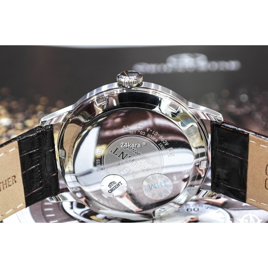 Đồng hồ Nam Chính Hãng Orient Bambino FAC00008W0 , Automatic [Full Box + Sổ BH Toàn Cầu] Dây Da Cao Cấp