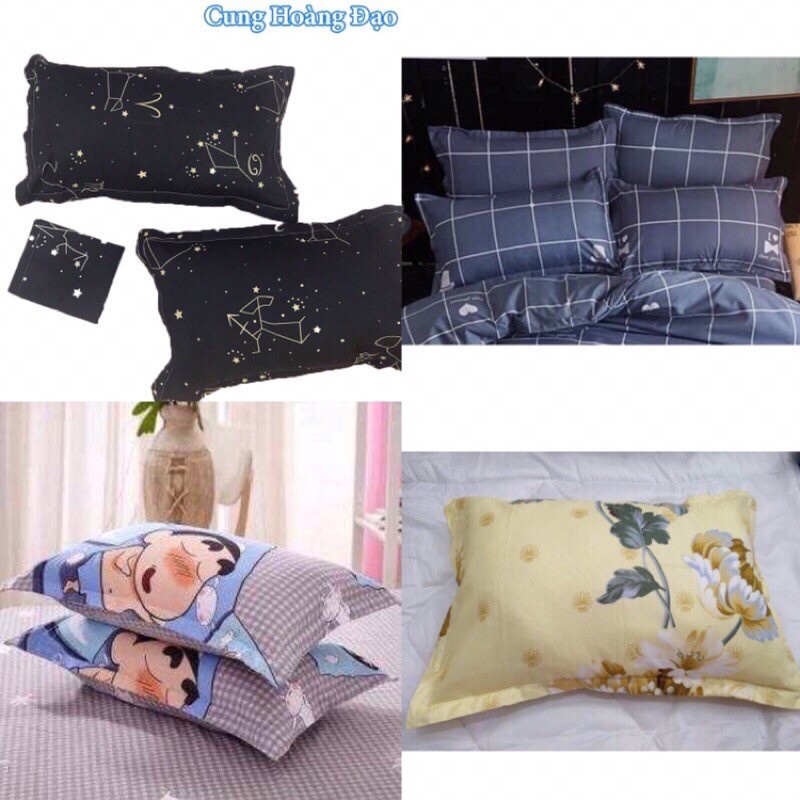 Vỏ gối nằm cotton poly