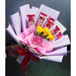 Bó hoa kitkat (6 thanh)