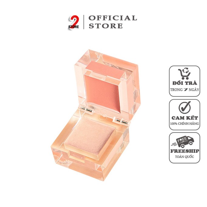 Phấn Má⭐phấn má hồng bắt sáng 2 màu lâu trôi Magic Casa