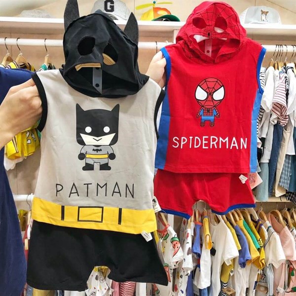 Bộ quần áo Batman Boy Sale xx%