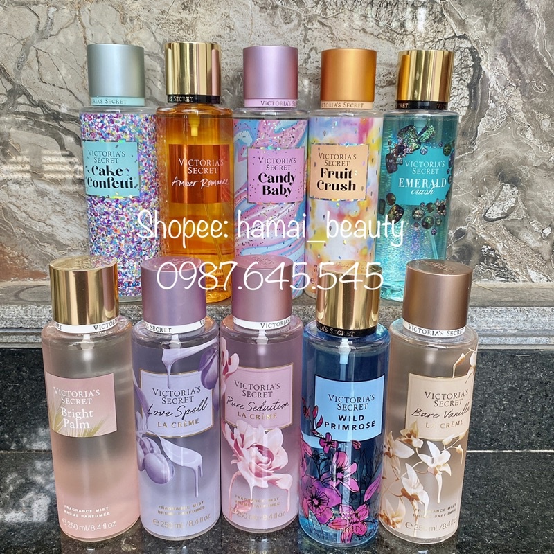 Xịt thơm toàn thân Victoria Secret đủ mùi 250ml M207