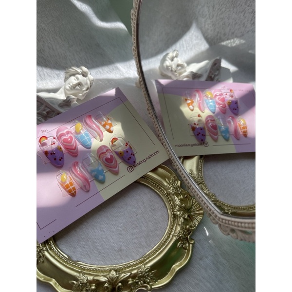 Nailbox rosa mix