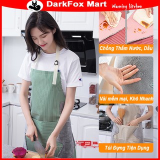 Tạp dề chống thấm nước cú túi đựng tiện lợi TDK01
