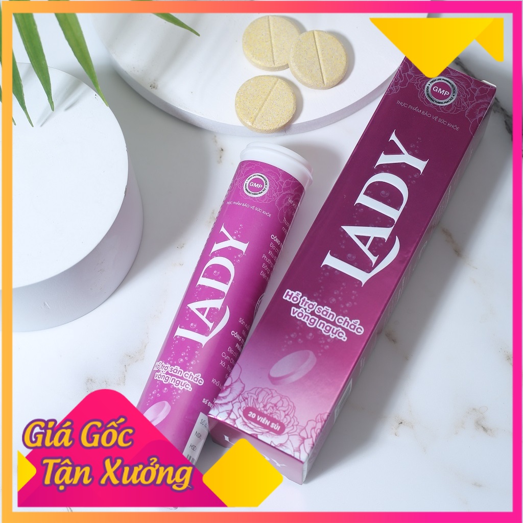( Bán Sỉ ) ✅ Viên Sủi Nở Ngực LADY ✅ Chuyên tăng kích thước vòng 1 hiệu quả tăng size săn chắc vòng 1 - shop_giahuong