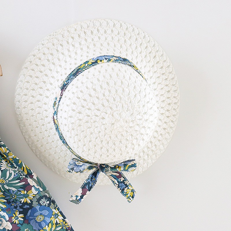 Đầm không tay đính nơ in họa tiết xinh xắn thời trang mùa hè cho bé gái từ 9 tháng đến 3 tuổi